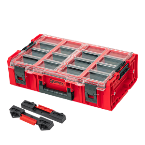 Organizér Qbrick System ONE 2XL 2.0 RED Ultra HD Custom + adaptéry