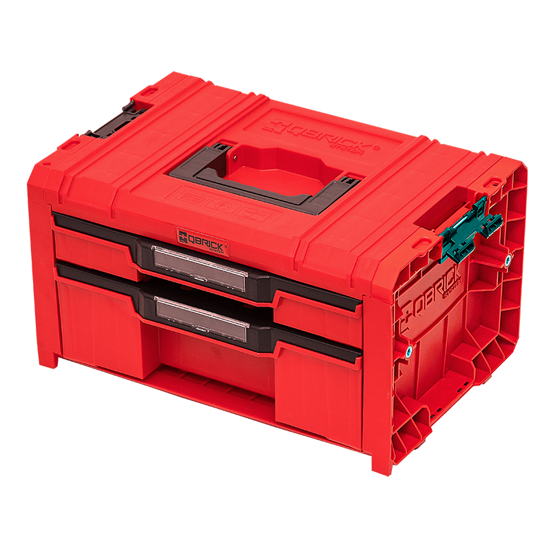 Skříňka na nářadí Qbrick Systém PRO Drawer 2 Toolbox 2.0 Expert RED ...