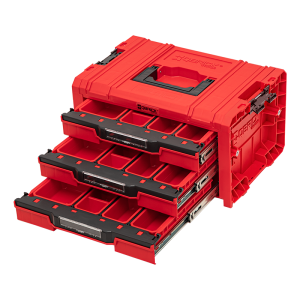 Skříňka na nářadí Qbrick Systém PRO Drawer 3 Toolbox 2.0 Expert RED Ultra HD Custom Qbrick System