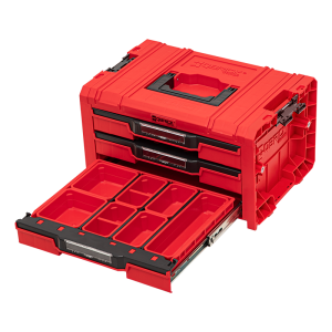 Skříňka na nářadí Qbrick Systém PRO Drawer 3 Toolbox 2.0 Expert RED Ultra HD Custom Qbrick System