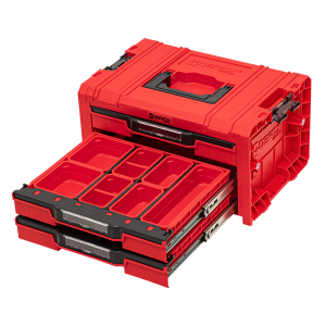 Skříňka na nářadí Qbrick Systém PRO Drawer 3 Toolbox 2.0 Expert RED Ultra HD Custom Qbrick System