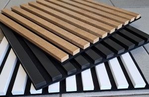 Dekorační akustický panel Kospan černý + filc 45x90cm