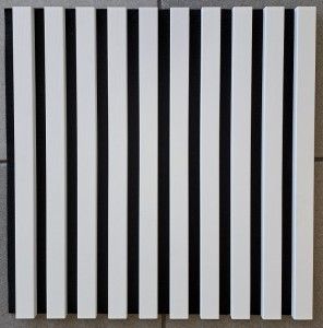 Dekorační akustický panel Kospan bílá + filc 45x45cm