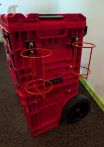 Držák nápojů pro Qbrick System malý červený IVPEKO