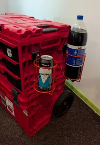 Držák nápojů pro Qbrick System malý červený IVPEKO