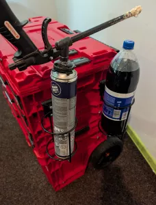 Držák nápojů pro Qbrick System malý červený IVPEKO