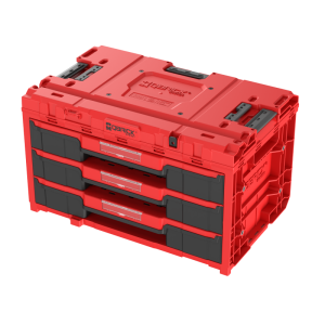 Skříňka Qbrick System ONE Drawer 3 Toolbox 2.0 Red Ultra HD