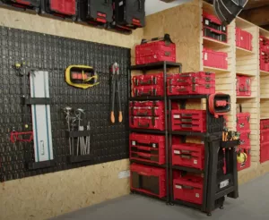 Skladový regál QBRICK Regular Shelving system 60/30x4 LOW Qbrick System Skladový regál QBRICK Regular Shelving system 60/30x4 LOW Qbrick System