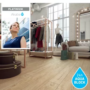 Laminátová podlaha Akaba Aqua Block 24h – Vysoce odolná plovoucí podlaha
