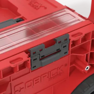 Kufr na nářadí s kolečky Qbrick System PRO Cart 2.0 Profi Plus Red Ultra HD Custom
