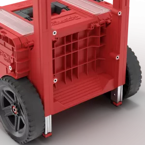 Kufr na nářadí s kolečky Qbrick System PRO Cart 2.0 Profi Plus Red Ultra HD Custom