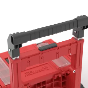 Kufr na nářadí s kolečky Qbrick System PRO Cart 2.0 Profi Plus Red Ultra HD Custom