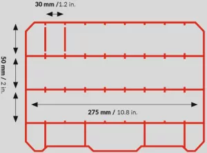 Organizér Qbrick System Regular Compact L černý