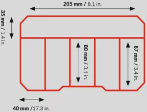 Organizér Qbrick System Regular Organizer M červený