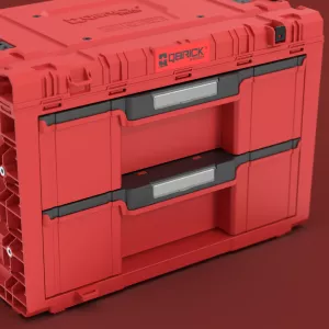 Skříňka Qbrick System PRIME Drawer 2 Toolbox Basic RED Ultra HD Skříňka Qbrick System PRIME Drawer 2 Toolbox Basic RED Ultra HD
