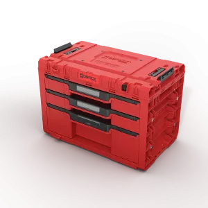 Skříňka Qbrick System PRIME Drawer 3 Toolbox Basic RED Ultra HD