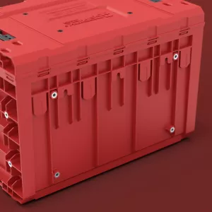 Skříňka Qbrick System PRIME Drawer 3 Toolbox Basic RED Ultra HD